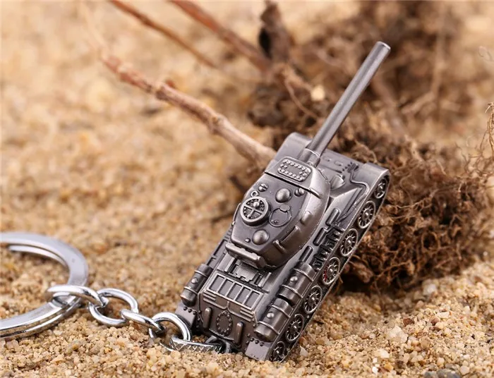 New Game World  of Tanks Tank Model Keychain 3 Colors Key ring Good Gift